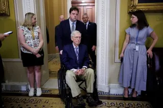 a man in a wheelchair