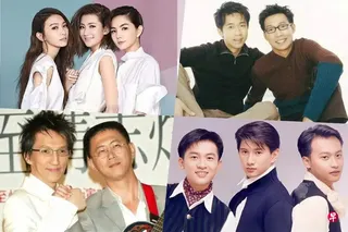 S.H.E（左上顺时针）、无印良品、小虎队、优客李林是许多歌迷的青春记忆。 （互联网）