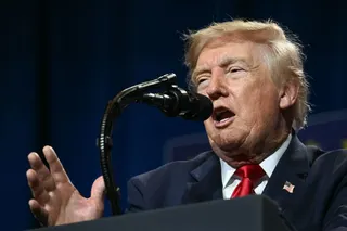 US President Donald Trump speaks during an event promoting his administration's recent tax-relief initiative at Red Rock Casino Resort and Spa in Las Vegas, Nevada, on August 5, 2026. (Photo by Jim WATSON / AFP)