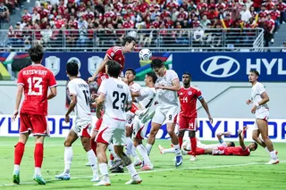 Despite the hearts-in-mouth moments, Singapore were hardly sitting ducks capable of only heroic defending, and played their part in the high-tempo match with their counter-attacks as they confidently moved the ball across the pitch.