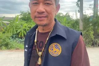 Bangkurad subdistrict headman Pannatorn Temrak said the the grandparents loved their grandson very much and had raised him since he was a child. PHOTO: MAY WONG