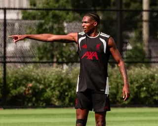 Jérémy Jacquet of Liverpool during a training session
