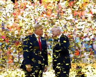 Gianni Infantino and Donald Trump pictured after the World Cup final.