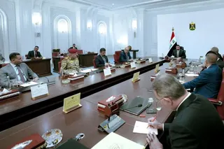 The Ministerial Council for National Security meets for an emergency meeting, chaired by Iraqi Prime Minister and the Commander-in-Chief of the Armed Forces, Ali Faleh Al-Zaidi, to discuss the latest security developments and the attack carried by the United States and Saudi Arabian air forces, Baghdad, Iraq, July 29, 2026. Media Office of the Prime Minister/Handout via REUTERS THIS IMAGE HAS BEEN SUPPLIED BY A THIRD PARTY