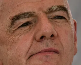 A close up of Gianni Infantino
