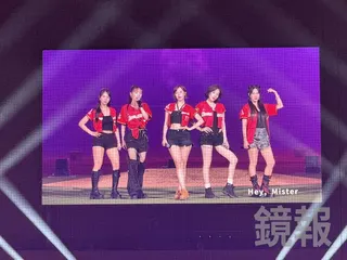 KARA本月2日登上味全龍年度主題日「新光亞洲音樂祭」，並帶來壓軸表演。讀者提供
