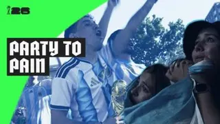 Argentina fans in London
