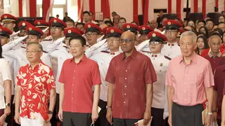 总统府举行国庆敬礼仪式 欢庆我国建国61周年