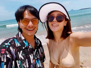 方志友（右）和楊銘威當初奉女成婚。（圖／TVBS提供）