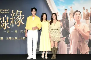 李睿紳、陳珮騏、邱子芯飾演一家人。（三立提供）