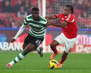 Ousmane Diomande in action for Sporting Lisbon against Benfica last season