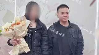 Wang with his ex-wife