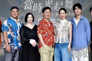 《當時光起舞》舉辦記者會。李智為攝