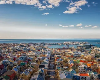 Reykjavik from above