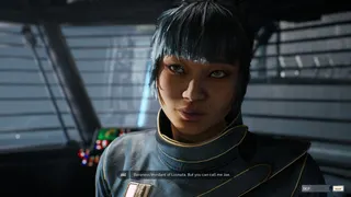 Star Wars: Zero Company screenshot showing female character Jae in close up