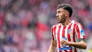 Matteo Ruggeri playing for Atletico Madrid