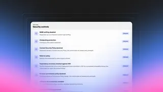 A dedicated security page for every business built on Lovable