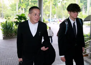 Defence lawyer Kitsoon Foong (Left) said he expects the boy to be called to enter his defence. — NSTP/FAIZ ANUAR