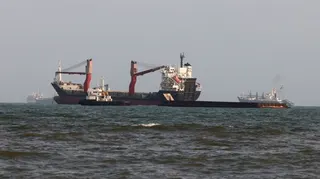 Vessels in the Strait of Hormuz