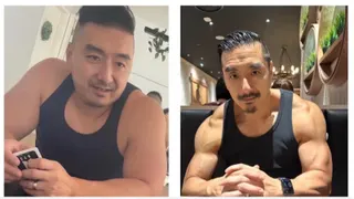 据人工智能估算，何鼎的生理年龄为32岁。（图：8视界新闻）