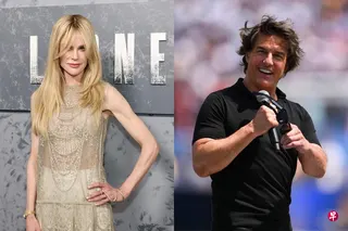 Nicole Kidman（妮可基曼，左）受访侃侃而谈两次婚变的心路历程，期间忆起当年曾被提醒不该嫁给Tom Cruise（汤姆克鲁斯）。 （法新社）