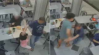 七旬阿伯摸女童头遭家长甩倒 阿伯家人欲寻涉事者讨公道