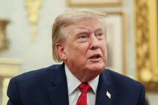 US President Donald Trump at the White House in Washington on Monday. Photo: EPA