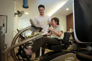 KEEP was co-designed by a multidisciplinary team of physiotherapists, occupational therapists, medical social workers, and PD movement disorder specialists from NNI and TTSH.
