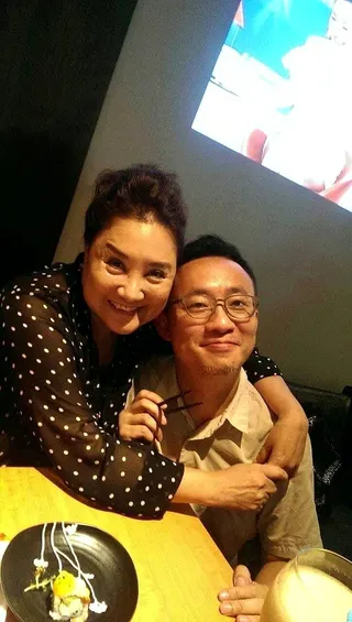 陳盈潔(左)、許常德交情深厚。圖／摘自臉書