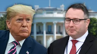 President Donald Trump and retired Army Lt. Col. Alexander Vindman