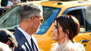 A photo of Bryan Randall and Sandra Bullock