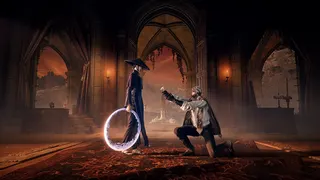 A screenshot from the video game The Duskbloods.
