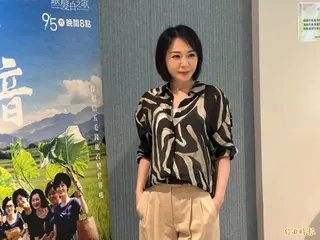 潘儀君在《回音》飾演「方金香」。(記者李紹綾攝)