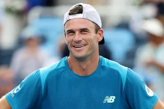 Tommy Paul of the US smiles after a match against Alexander Zverev of Germany on day nine of the Cincinnati Open at Lindner Family Tennis Center on August 19, 2026 in Mason, Ohio. — AFP