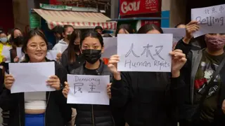 2022年，藏人聲援中國反「零新冠」運動