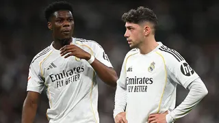 Aurelien Tchouameni and Federico Valverde playing for Real Madrid