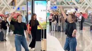 大闹机场高喊要多国投降 中国女子疑忘服药情绪失控