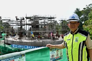 Penang Chief Minister Chow Kon Yeow poses during a monitoring visit at the Botanic Gardens on August 21, 2026. — Picture by Opalyn Mok