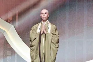 藥師寺寬邦為傳藝金曲獎演出彩排。圖／三立提供