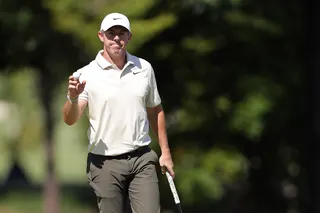 Rory McIlroy of Northern Ireland acknowledges the crowd on the 15th green during the first round of the BMW Championship 2026 at Bellerive Country Club in St Louis, Missouri August 20, 2026. — Alex Slitz/Getty Images North America/Getty Images pic via AFP