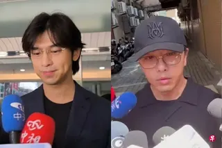 陈柏霖（左图）与坤达遭求刑2年8月，两人8月21日认罪求轻判，并不约而同脱下口罩向社会大众致歉。 （互联网）