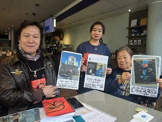 郭利（左）和家人在加拿大遭到房東無理打壓和不明人士襲擊，質疑是北京的跨境鎮壓行動...