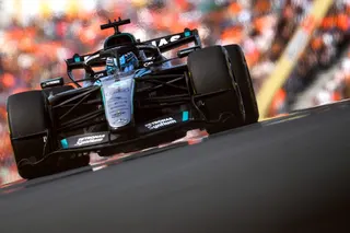 Mercedes driver George Russell powered to victory in the Dutch Grand Prix sprint race today, making the most of his pole position to claw back some ground on teammate Kimi Antonelli in the world championship standings. — AFP pic