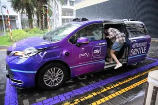 Driverless shuttle trials by ComfortDelGro and Grab were launched in the first half of 2026 in Punggol.