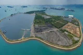 Semakau now houses the city-state’s offshore landfill. The first refinery operates in Bukom, and an airstrip is located on Pulau Sudong.