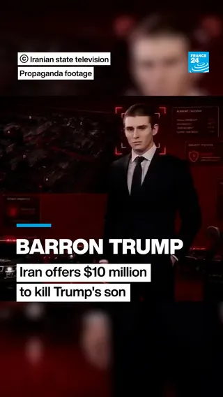 Iran offers $10 million to kill Trump's son - Propaganda images
