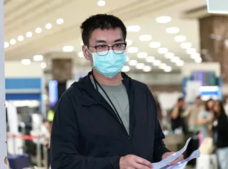日前趙建銘返台在機場面對記者詢問不發一語，今主動在台南向媒體說明離婚經過。(聯合...
