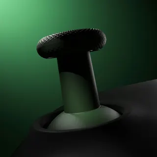 Image may contain Lighting and Green