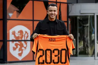 Xavi Hernandez, who helped Spain beat the Netherlands in the 2010 World Cup final, is now tasked with reviving the Oranje as their new head coach. — AFP pic