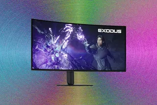 Image may contain Electronics Screen Computer Hardware Hardware Monitor TV Adult and Person